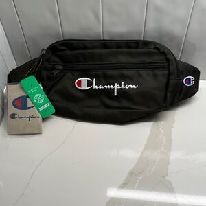 NWT Champion Dark Green Belt Bag with Logo